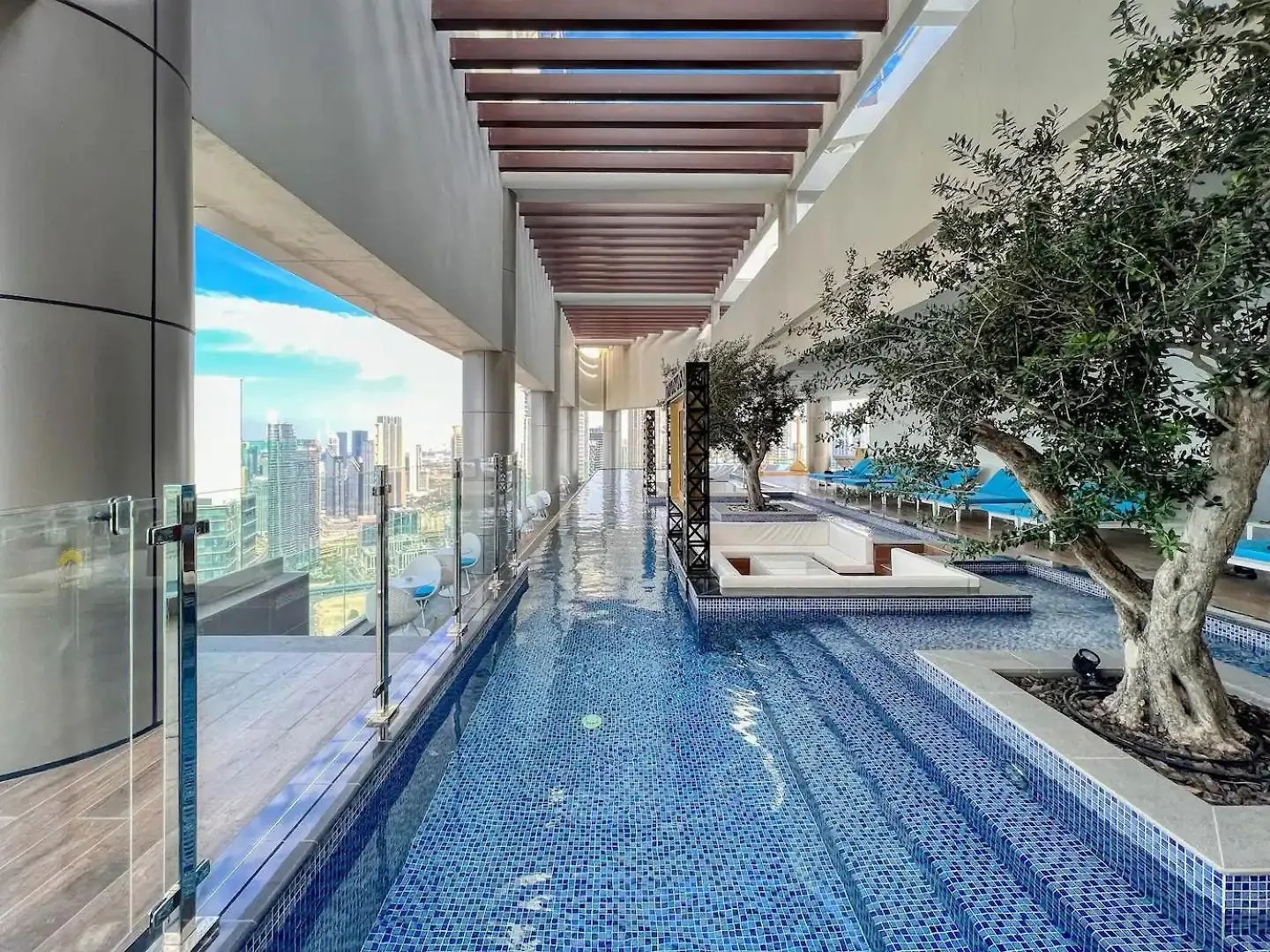 Boulevard 2 Bedroom Family Apartment With Burj Khalifa View And Infinity Pool In 64Th Floor Dubai Downtown