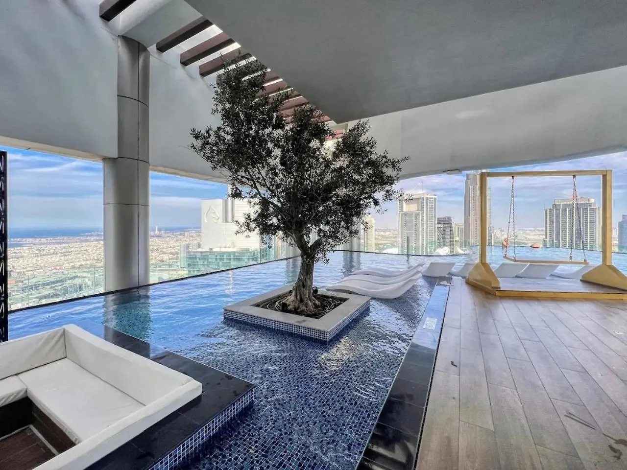 Boulevard 2 Bedroom Family Apartment With Burj Khalifa View And Infinity Pool In 64Th Floor Dubai Downtown
